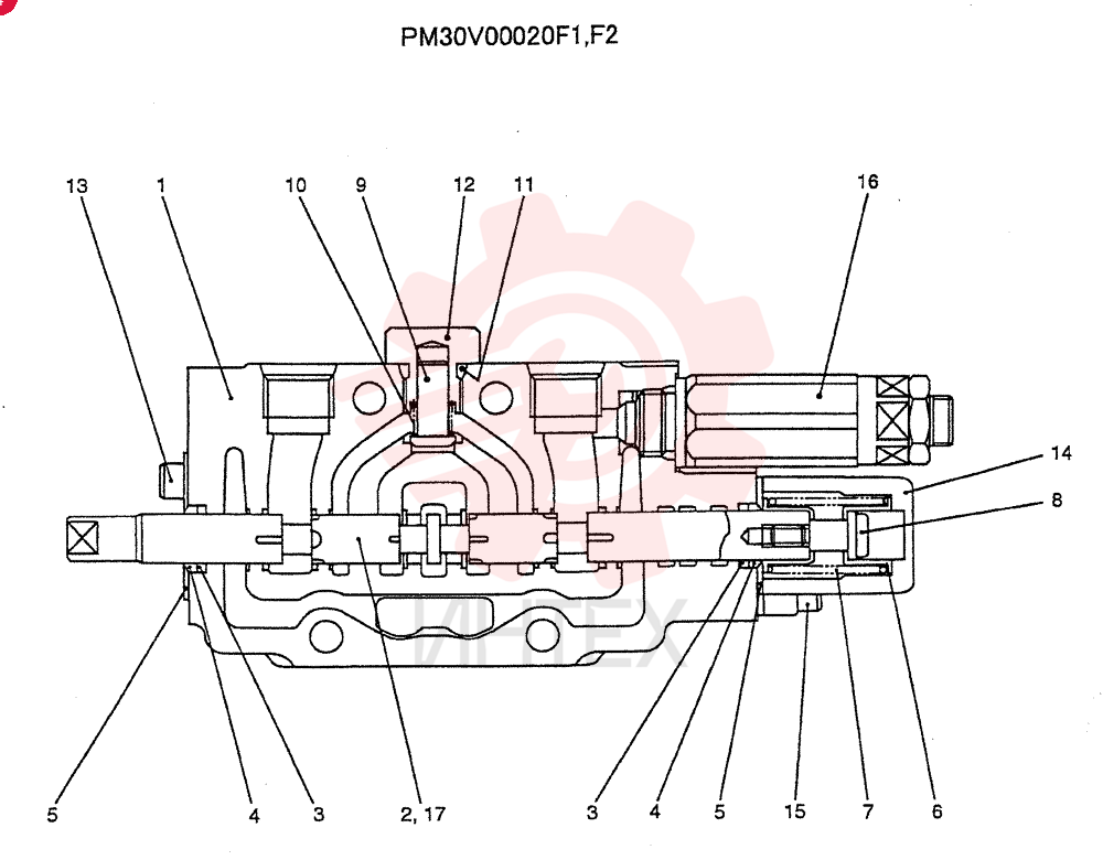 VALVE ASSY, CONTROL PN130V00020F1