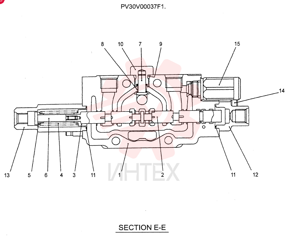 VALVE ASSY, CONTROL PV30V00037F1
