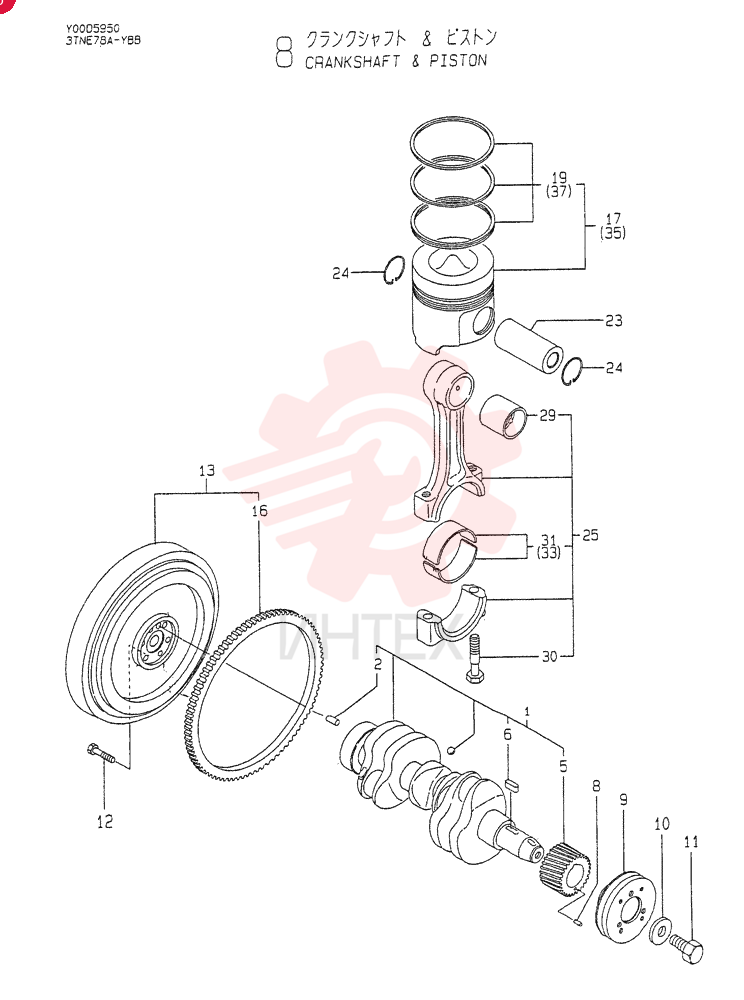 CRANKSHAFT VV11981321000