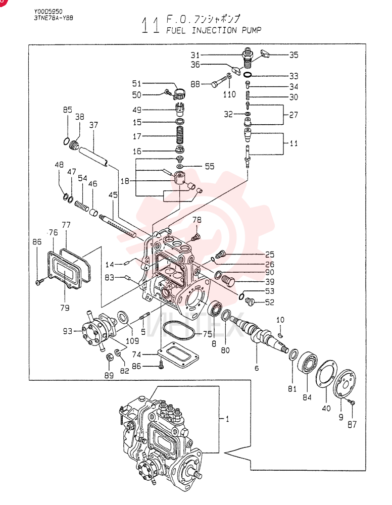 FUEL INJECTION PUMP VV71991151370