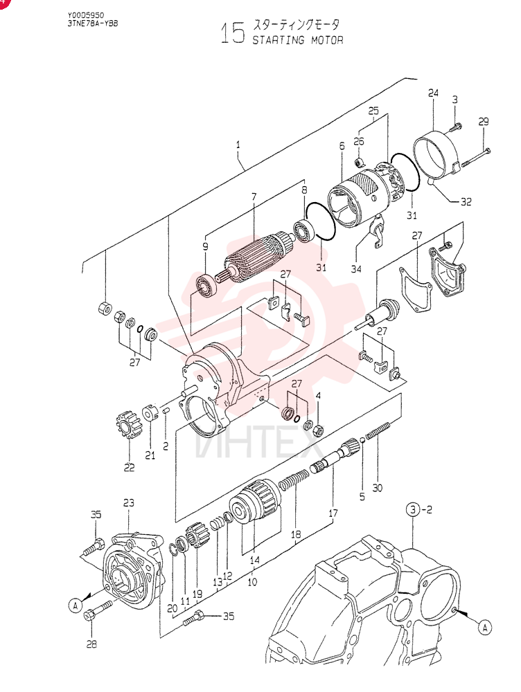 STARTER MOTOR VV12912977010