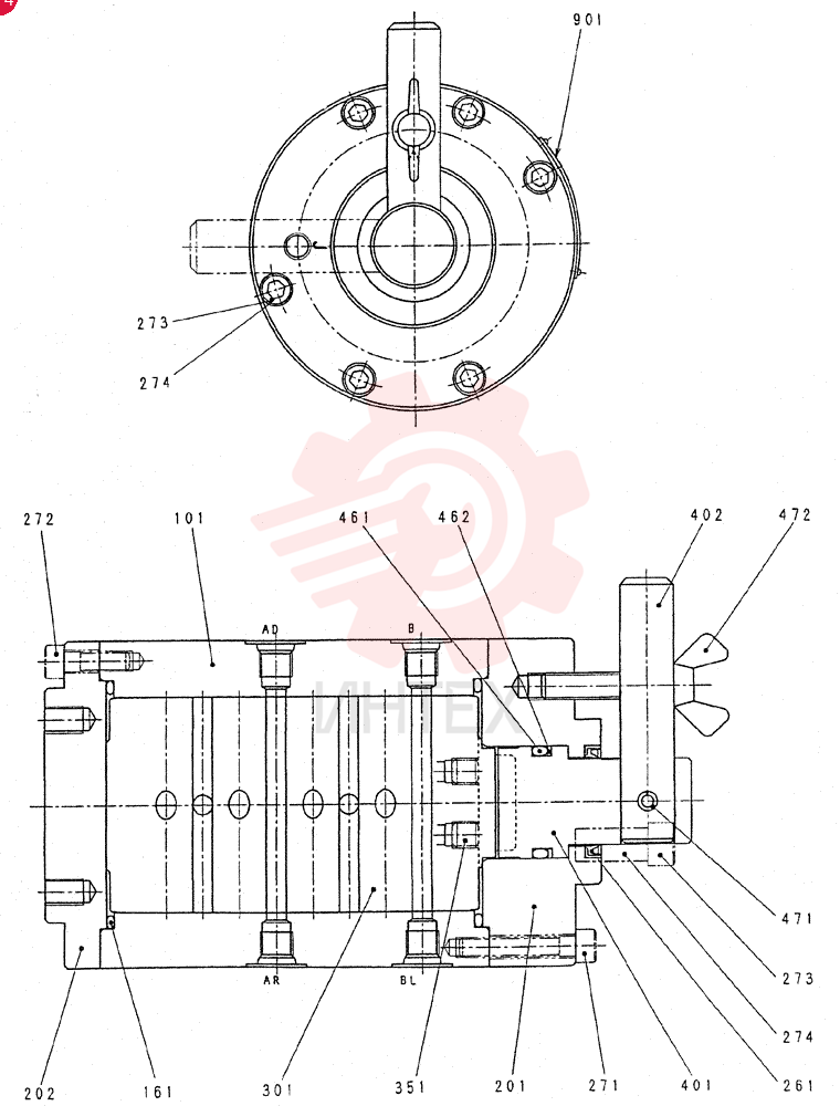 VALVE ASSY, SELECTOR PW35V00001F1