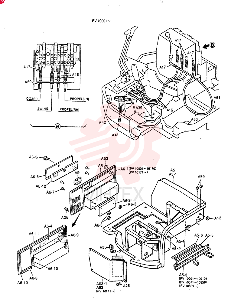 CONTROLS, OPERATORS (For STD INSTAL) PW03M00012F1 (2)