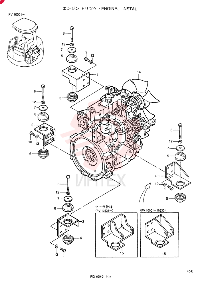 ENGINE INSTAL (For STD) PV02P00006F1