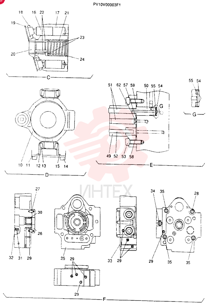 ENGINE OIL PUMP PV10V00003F1 (2)
