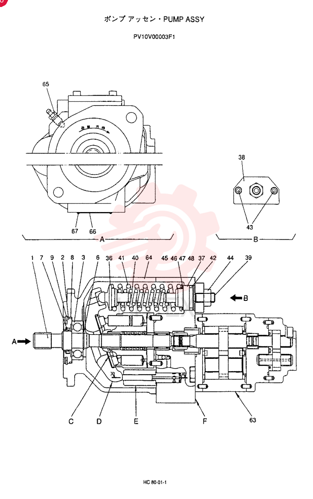 ENGINE OIL PUMP PV10V00003F1 (1)
