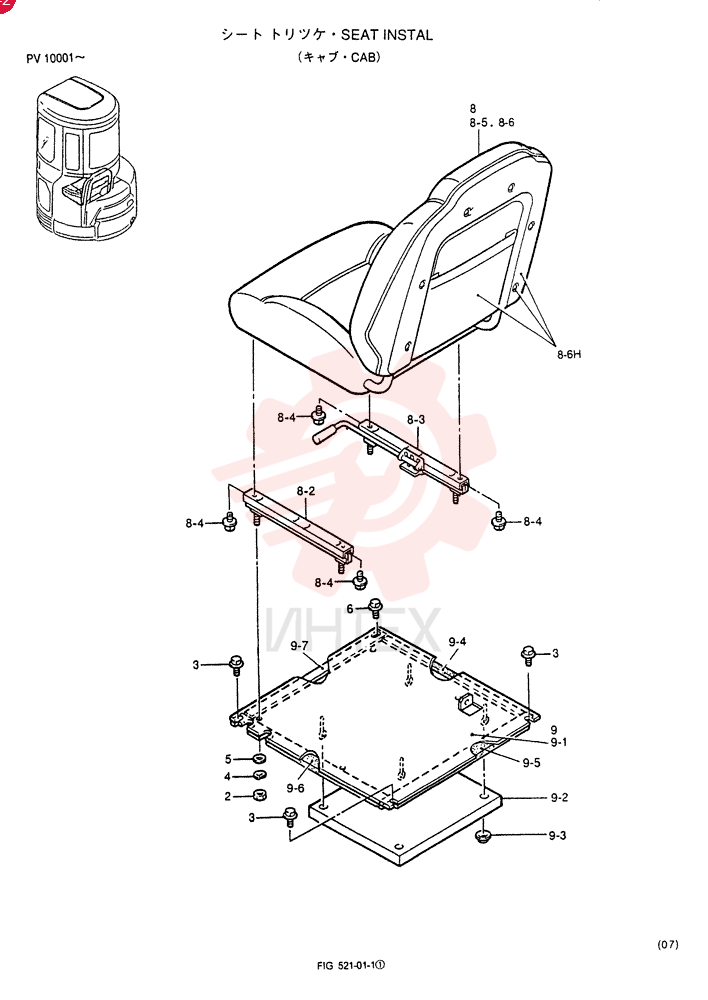 SEAT ASSY. PW25M00002F3