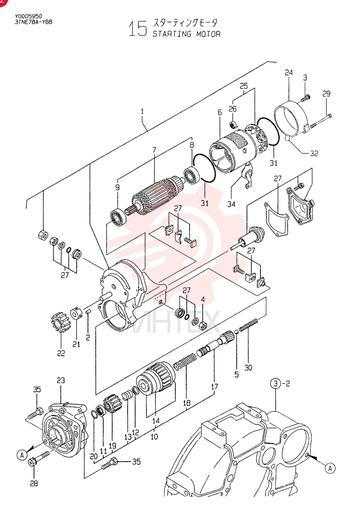 STARTER MOTOR VV12912977010