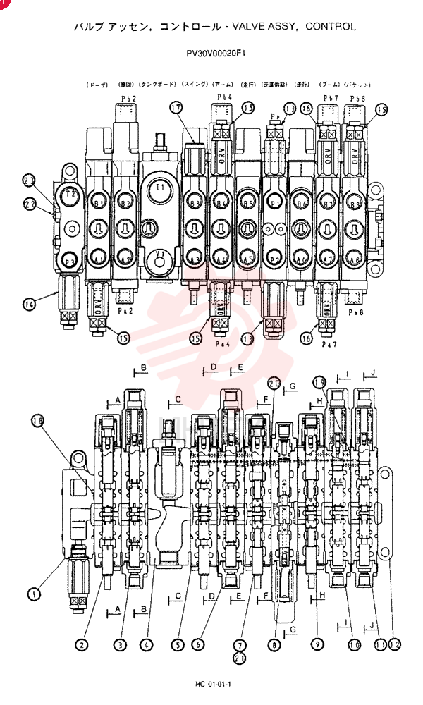 VALVE PRESSURE RELIE PV30V00020F1