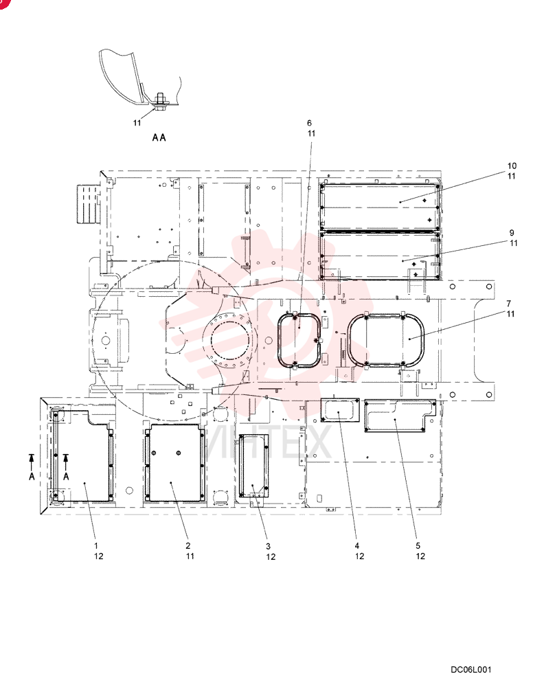 COVER ASSEMBLY, UNDER LQ24C00023F1
