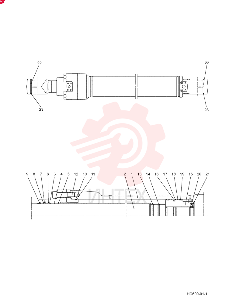 CYLINDER ASSY. LQ01V00028F1 (1)