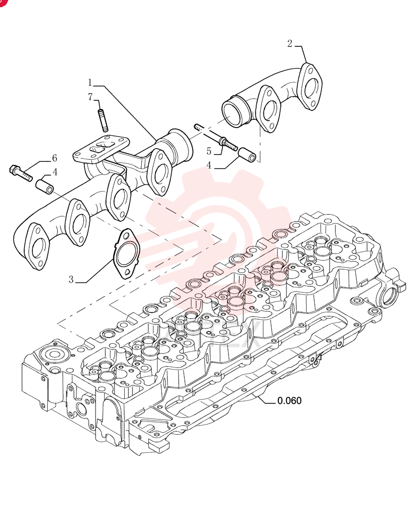 EXHAUST MANIFOLD 4896651
