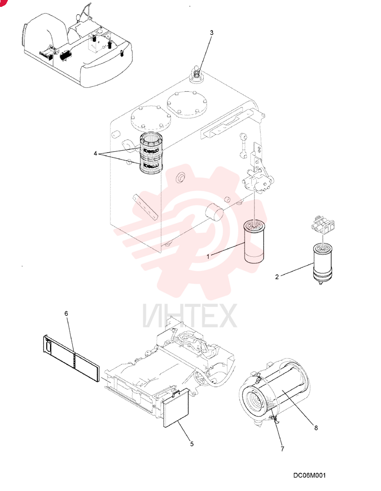 FUEL FILTER 87435524 (1)