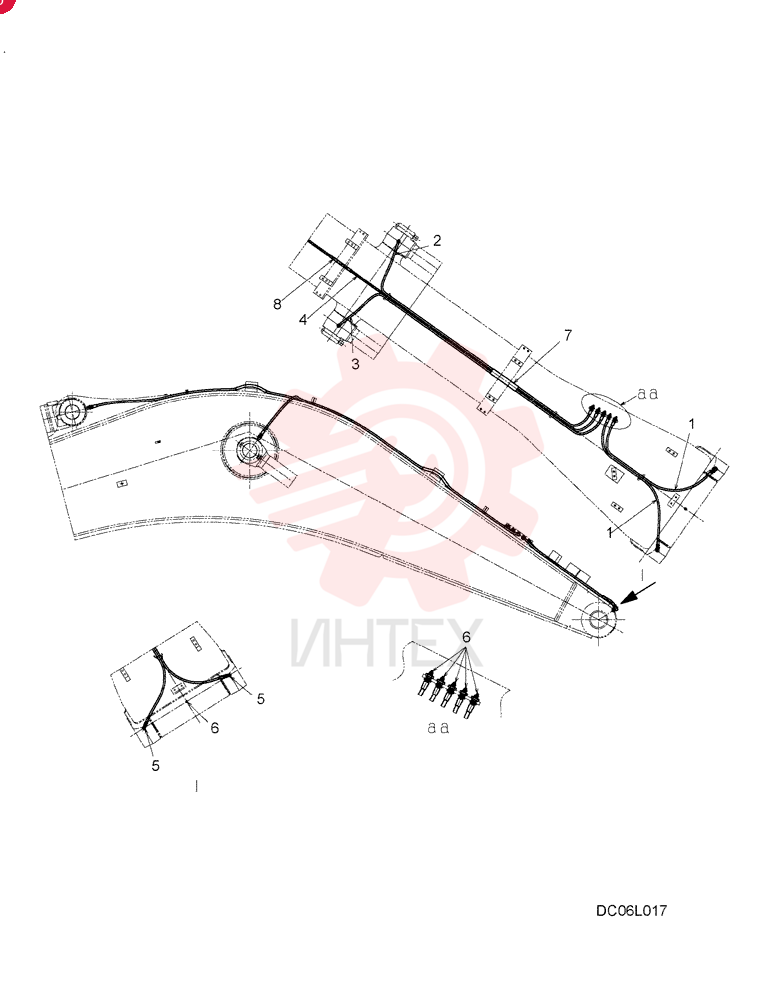 HOSE,6.4mm ID x 1000mm L