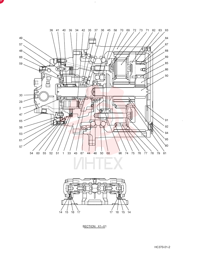 HYDRAULIC MOTOR LQ15V00020F1 (2)