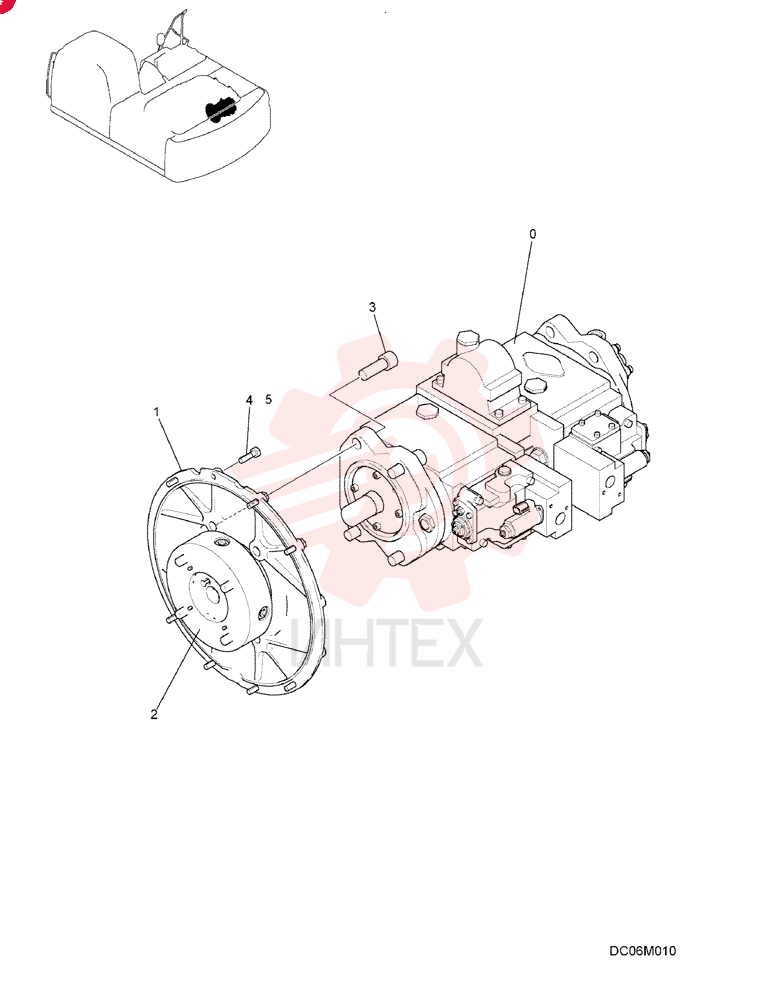 HYDRAULIC PUMP LQ10V00018F1 (1)