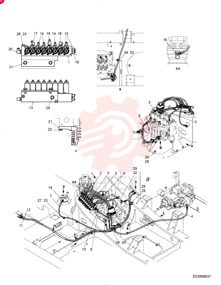 HYDRAULIC VALVE YN35V00047F1 (4)
