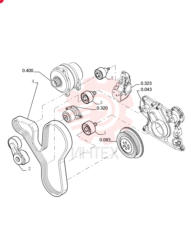 IDLER WHEEL,65mm OD