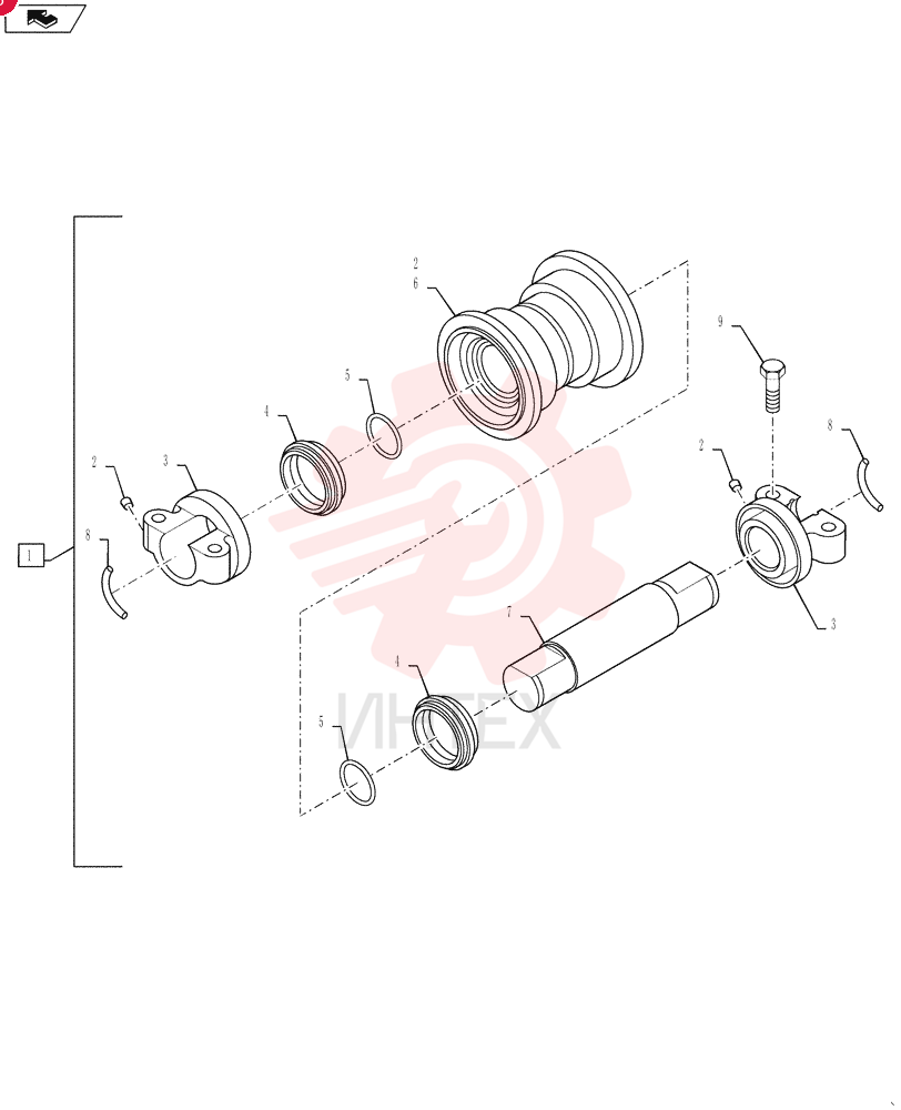 ROLLER 24100J12446F1