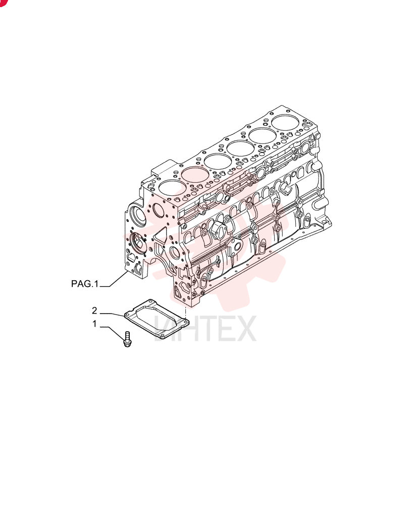 SCREW,Hex Flg, M10 x 1.5 x 25