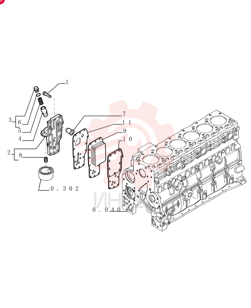 SCREW,Hex Flg, M8 x 1.25 x 35