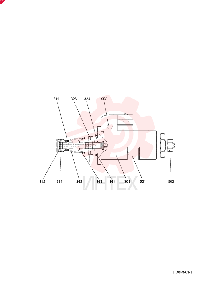 SOLENOID VALVE,Cartridge W/Coil YN35V00050F1