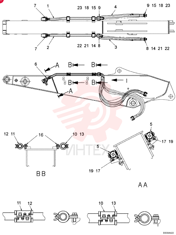 TUBE,42.7 mm OD x 1148.5, 88.6 mm Length