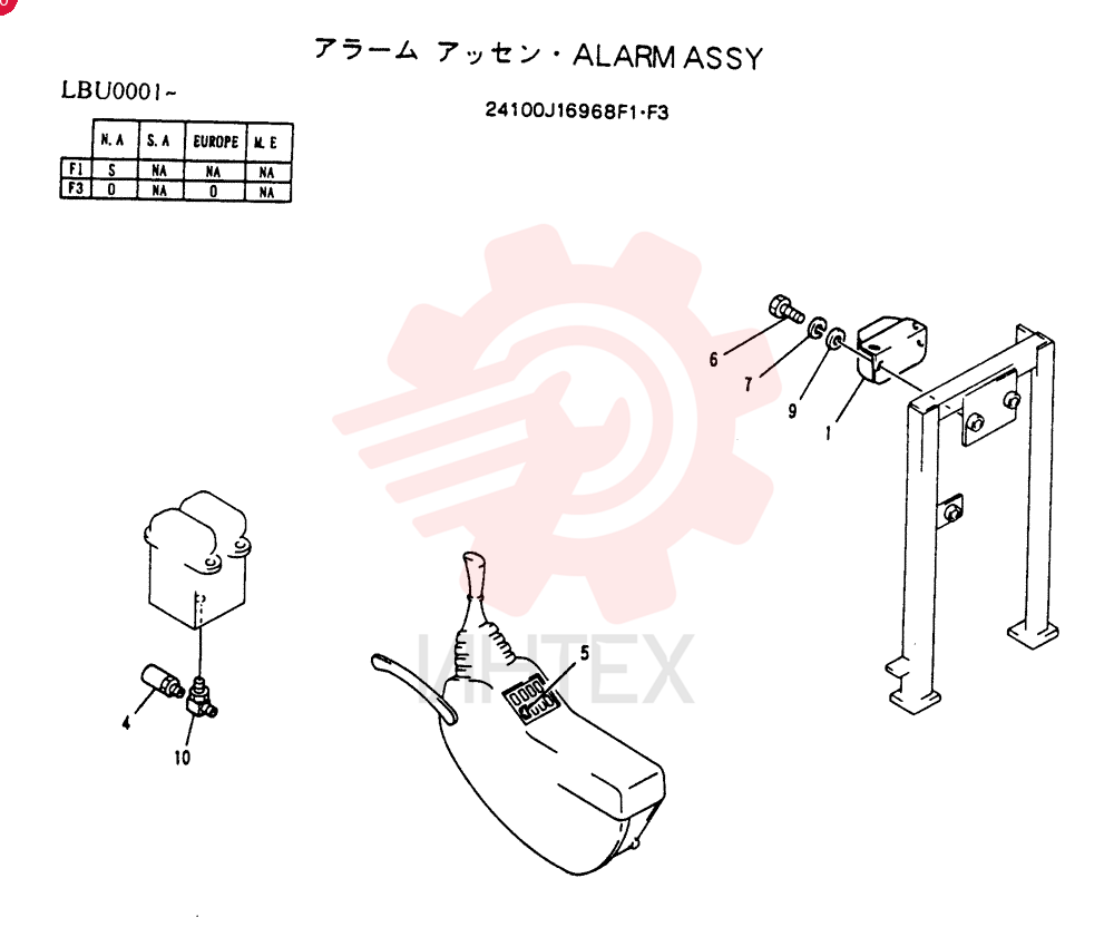 ALARM ASSY 24100J1696841