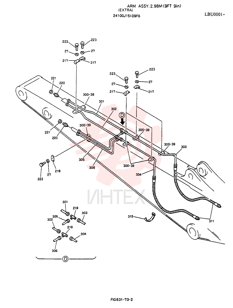 ARM ASSY,2. 98M 24100J15109F6 (1)