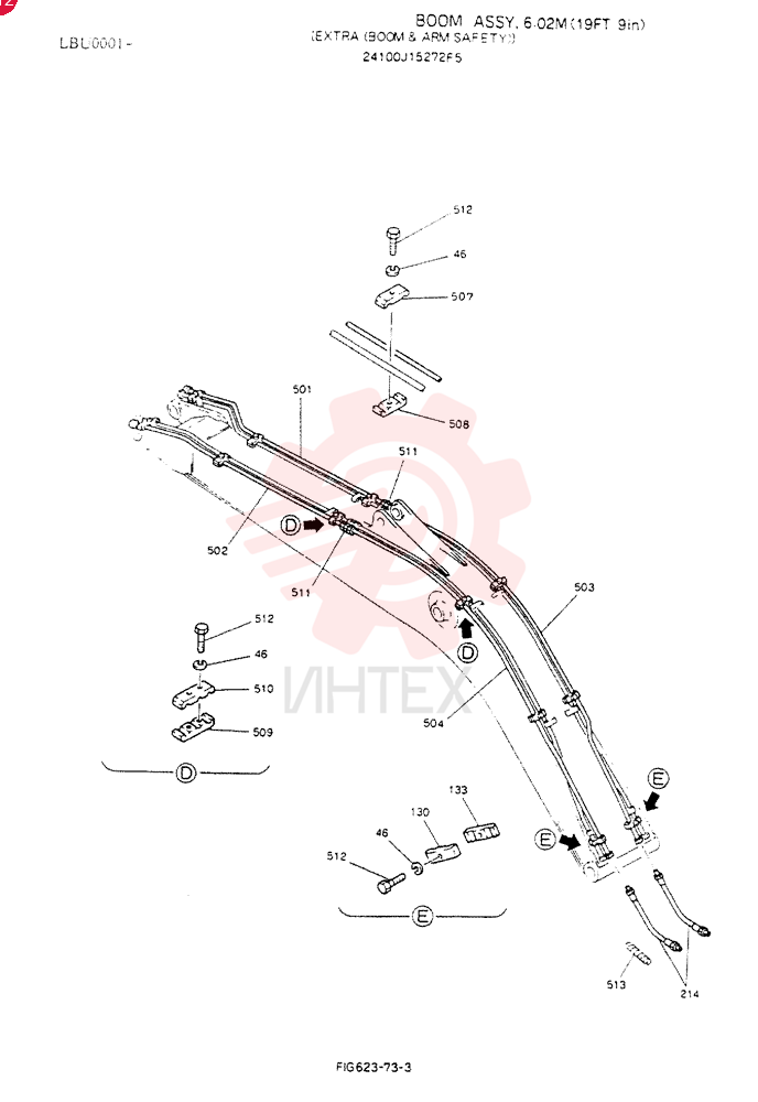 BOOM ASSY 6.02M 24100J15272F5 (1)