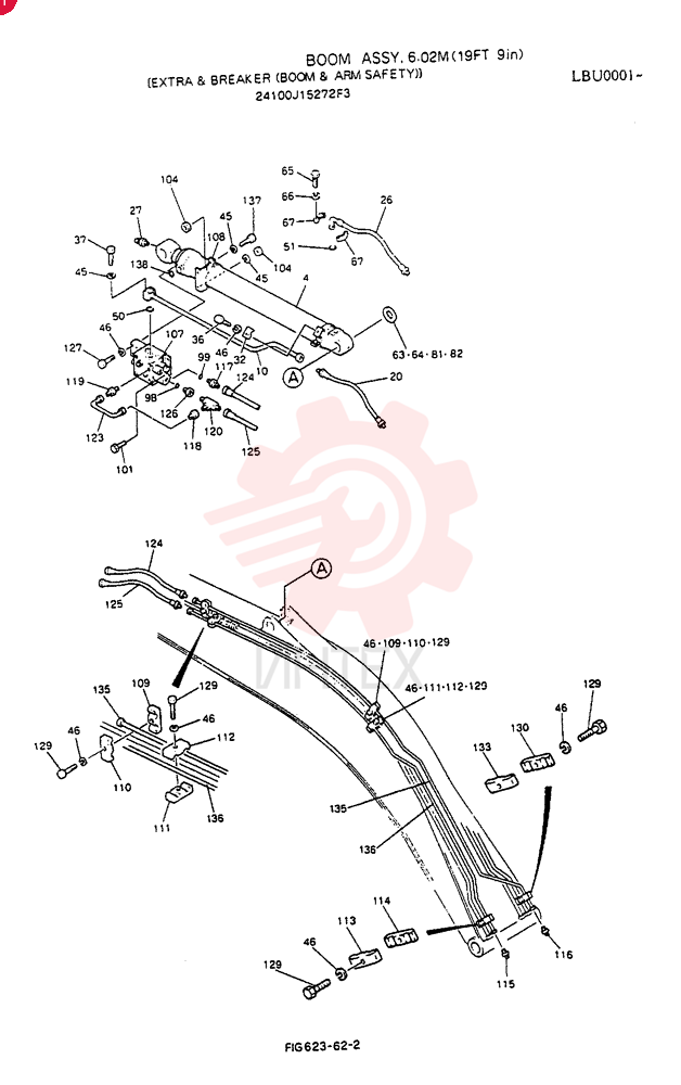 BOOM ASSY, 6.02M 24100J15272F3 (2)