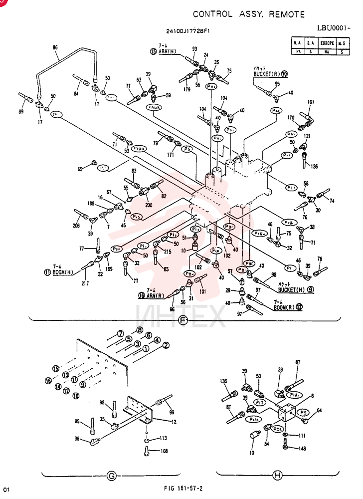 CONTROL ASSY, REMOTE 24100J17728F1 (2)