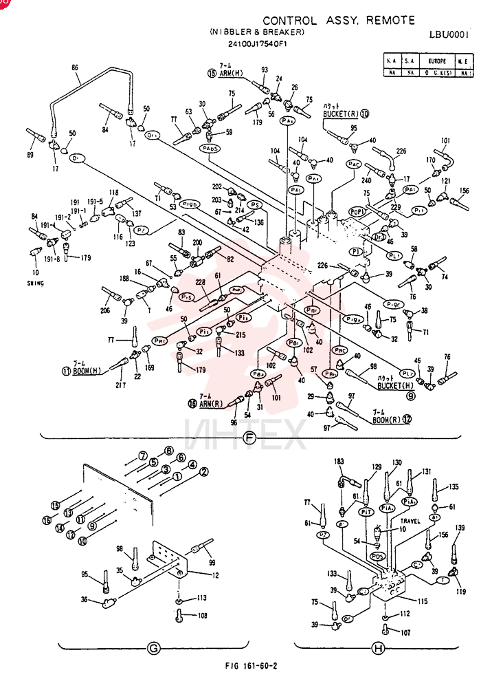 CONTROL ASSY, REMOTE 24100J17540F1 (3)