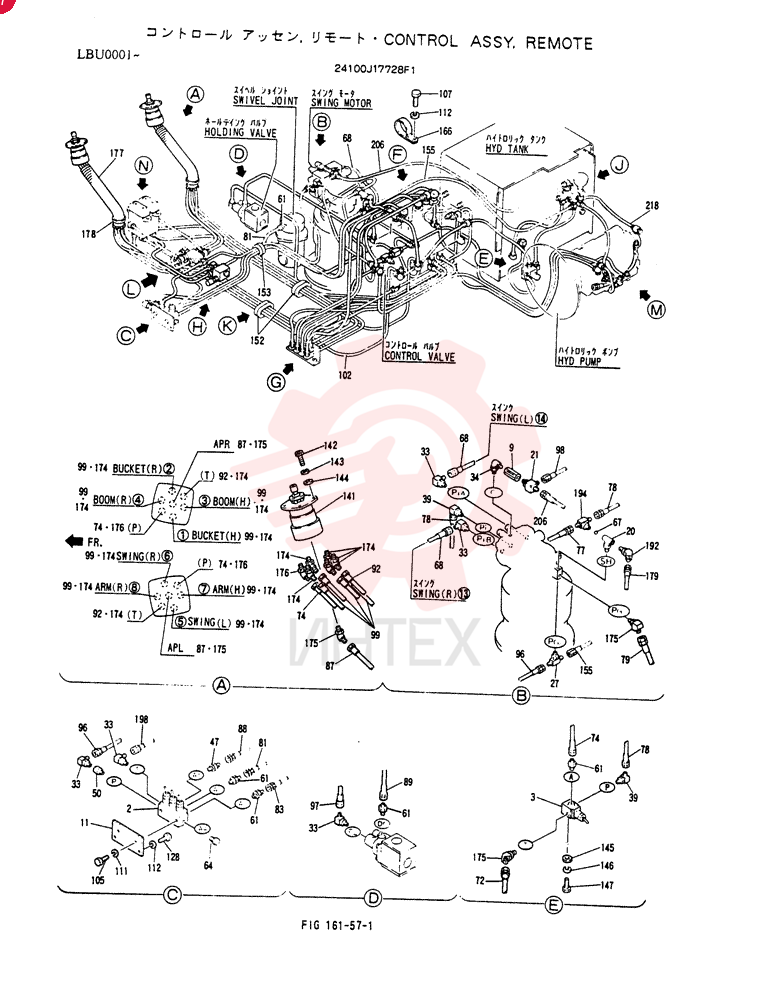 CONTROL ASSY, REMOTE 24100J17728F1 (3)
