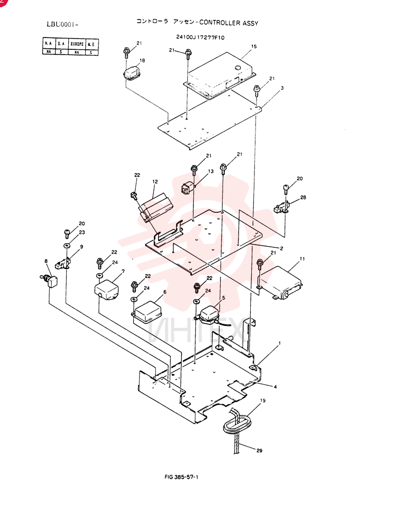 CONTROL UNIT 24100J17277F10