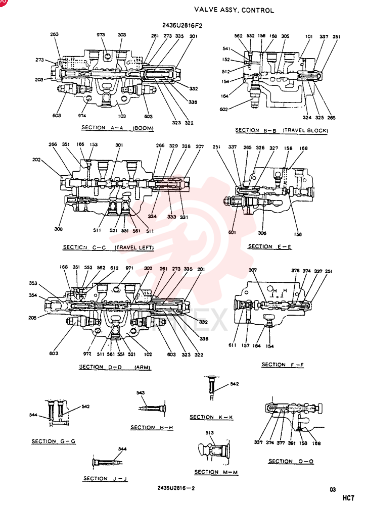 CONTROL VALVE 2436U2816F2 (2)