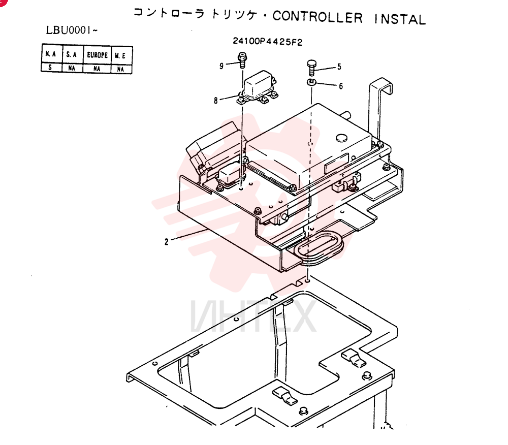 CONTROLLER INSTAL 24100P4425F2