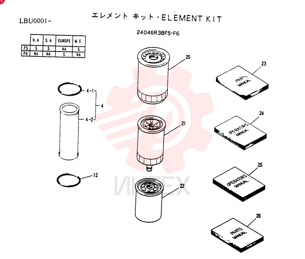 ELEMENT KIT 24046R38F5