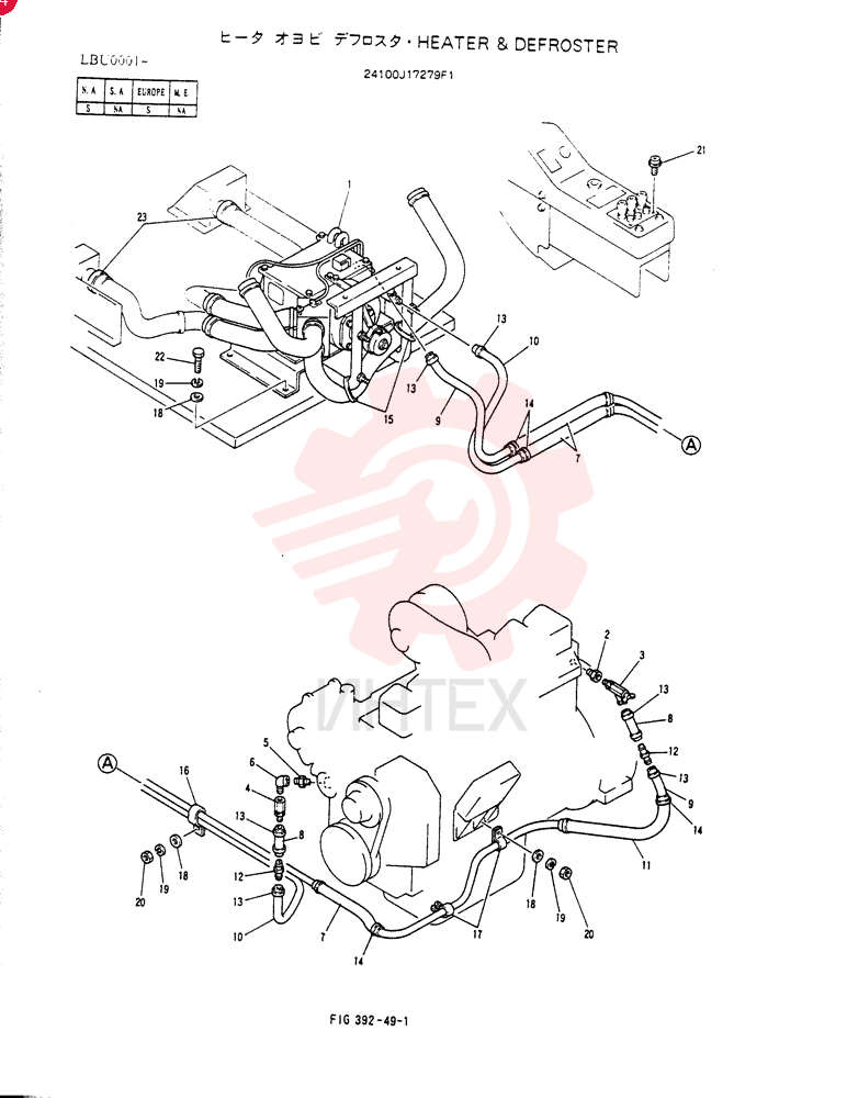 HEATER & DEFROSTER 24100J17279F1