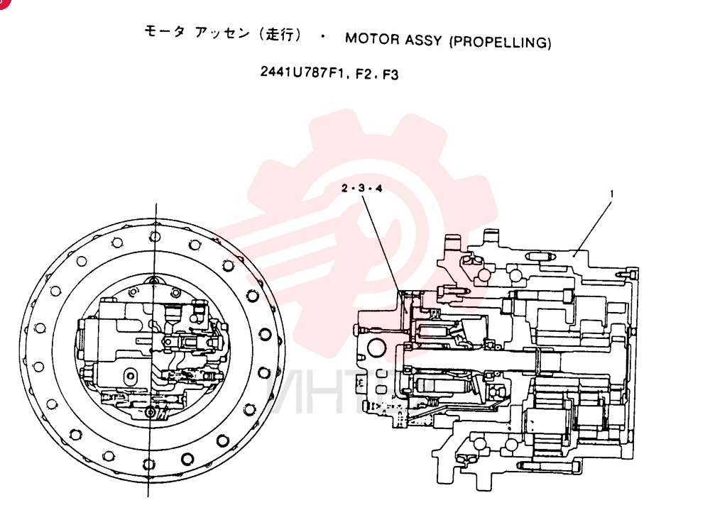 HYDRAULIC MOTOR 2441U787F1