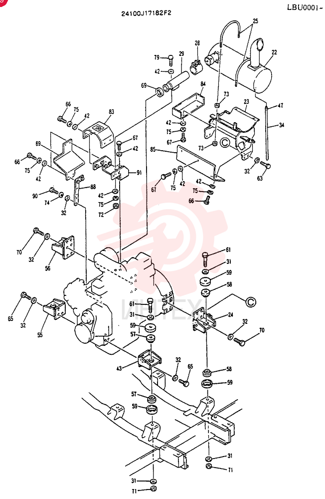 POWER PLANT ASSY 24100J17182F2 (1)