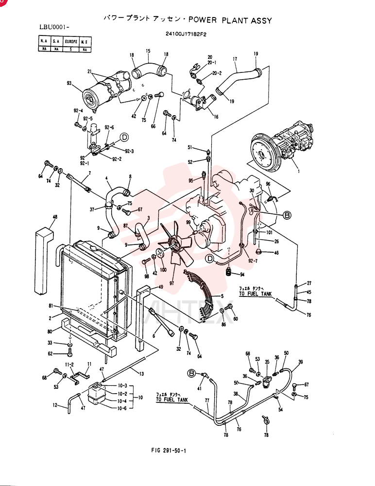 POWER PLANT ASSY 24100J17182F2 (2)