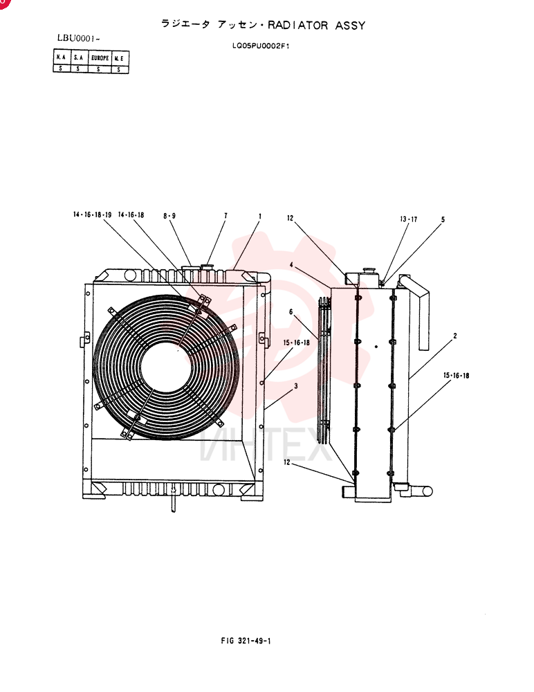 RADIATOR LQ05PU0002F1