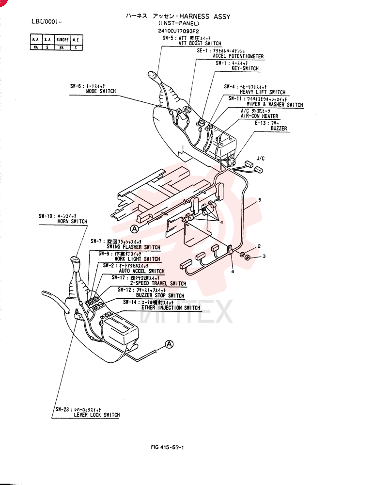 WIRE HARNESS 24100J17093F2