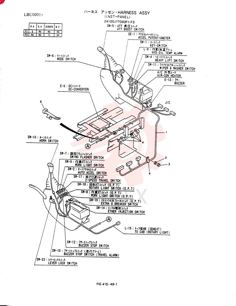 WIRE HARNESS 24100J17093F1