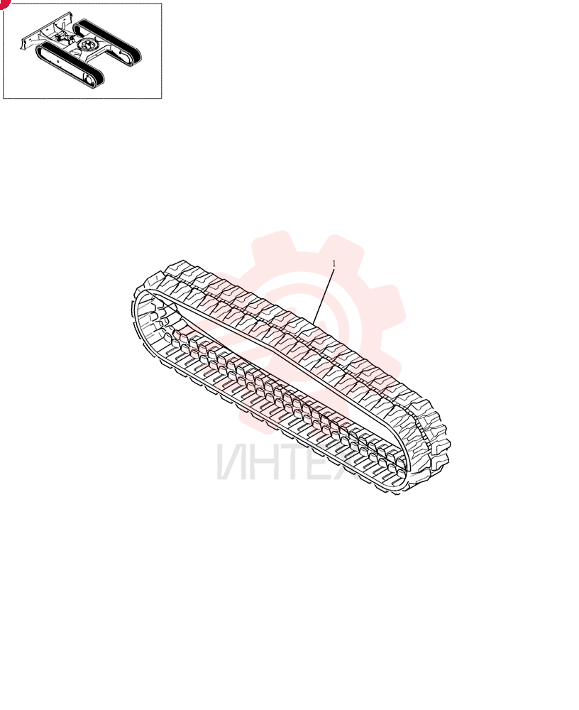 RUBBER TRACK 72281635