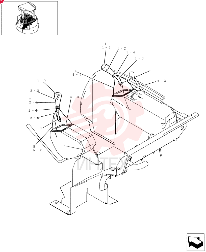 SET OF PARTS 72281726