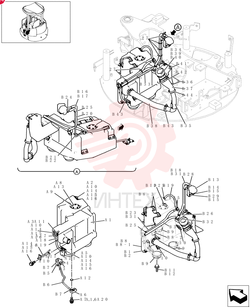 SET OF PARTS 72281518