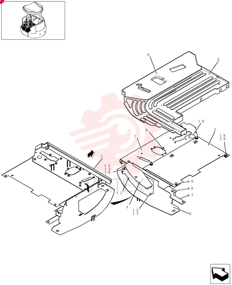 SET OF PARTS 72283131