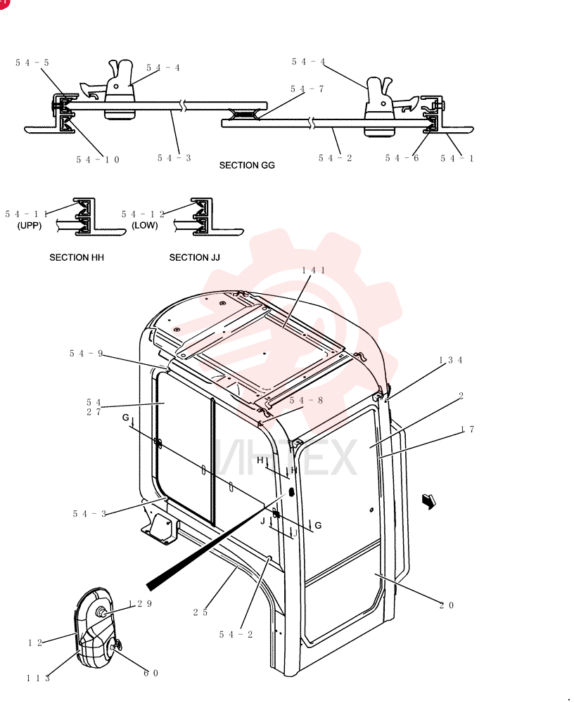 SET OF PARTS 72282079